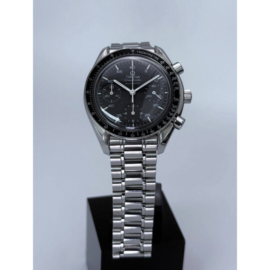 39mm • 1998 Omega Speedmaster Reduced Automatic Chronograph 3510.50 Black Dial